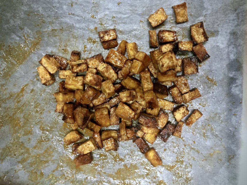 Tofu cuit avec sauce hoisin Dieteticienne Nutritionniste Aveyron Lot Mar Bordanova